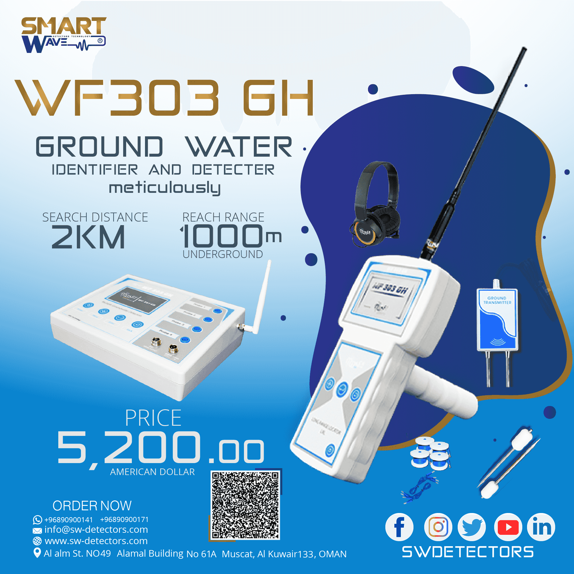💧 WF303GH — Advanced Groundwater Detection Accuracy 💧