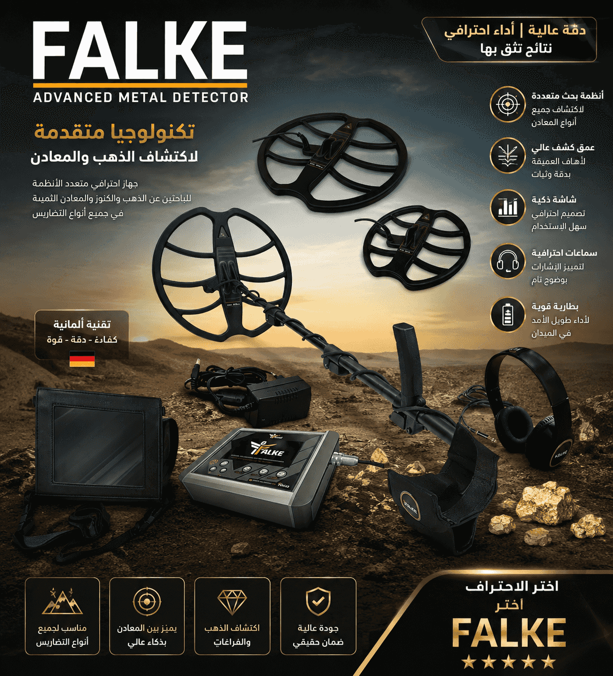 Falke precious metal detector
