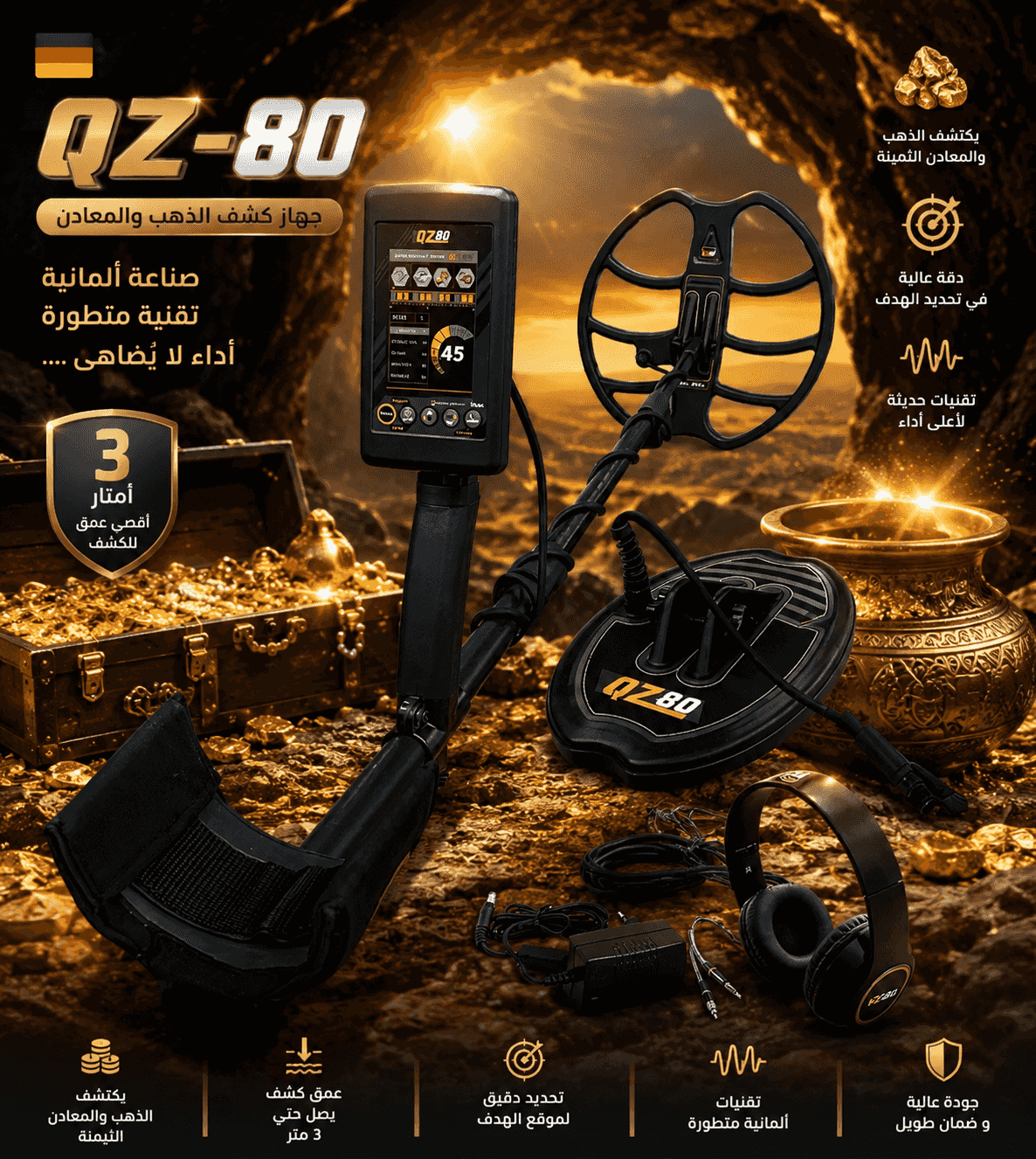 QZ80 metal detector