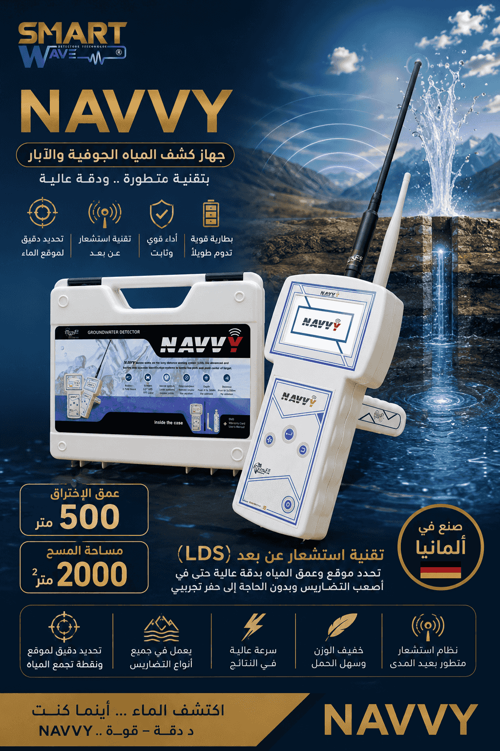 NAVY water detector