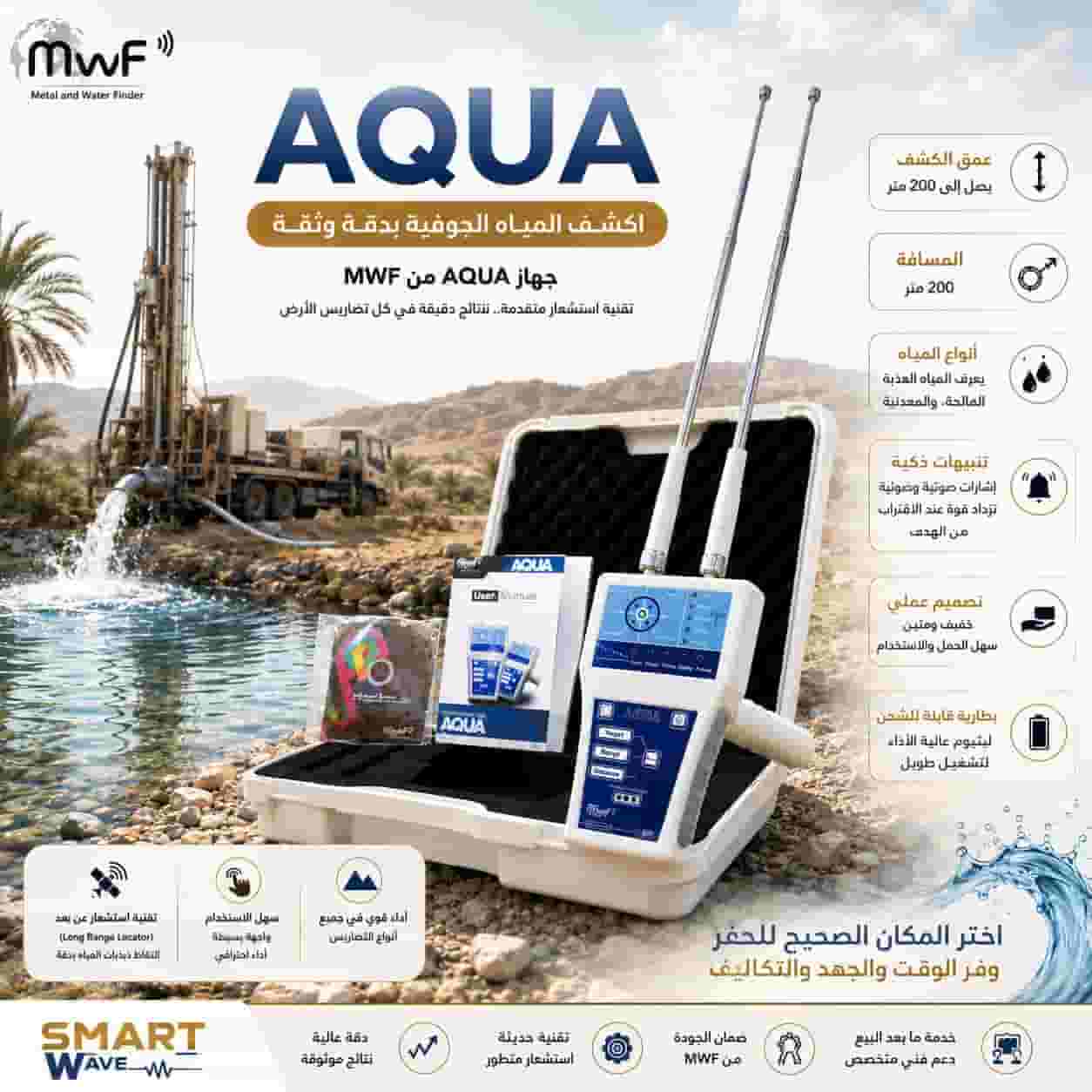 AQUA جهاز كشف المياه