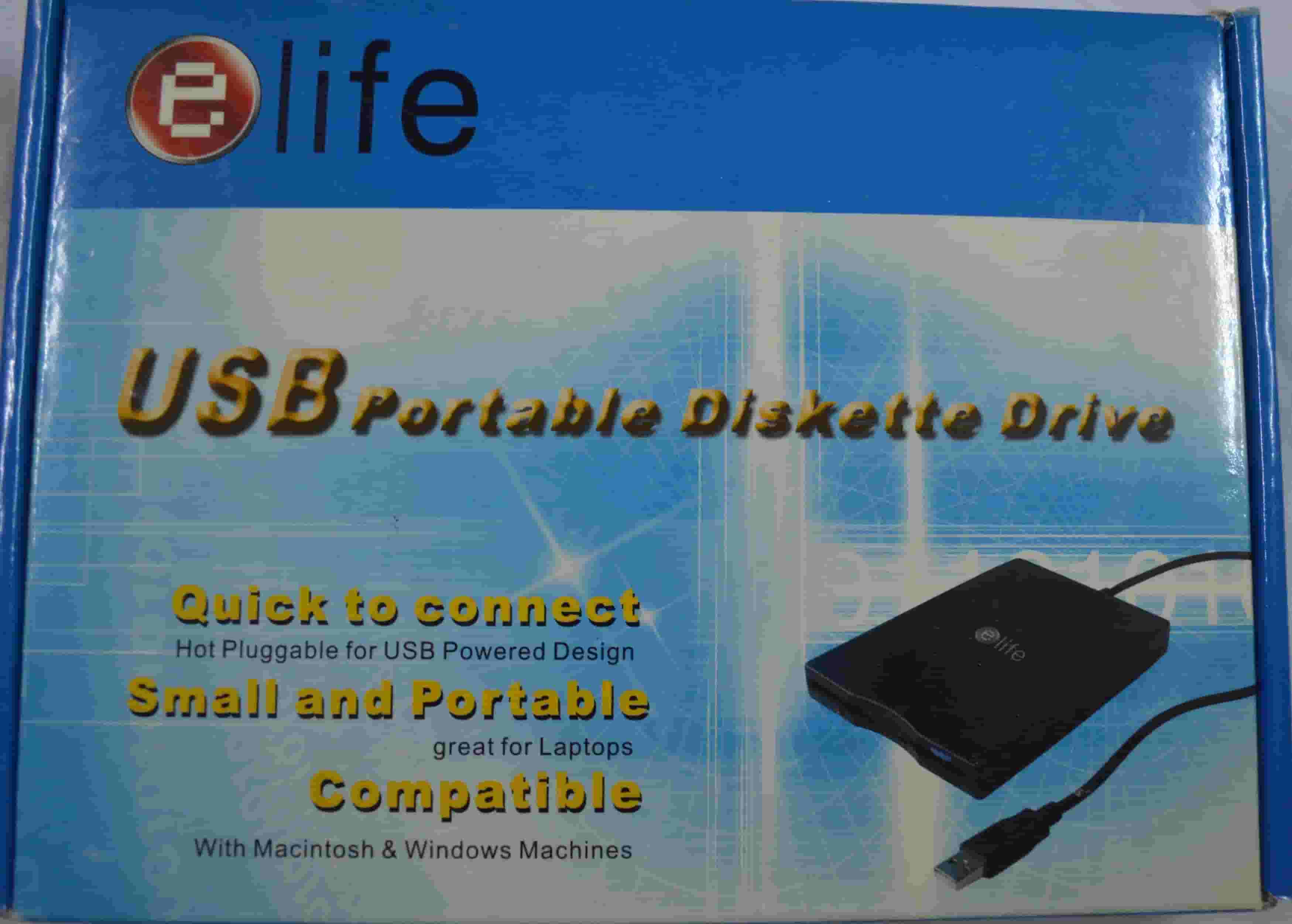 eLife USB Portable Diskette Drive