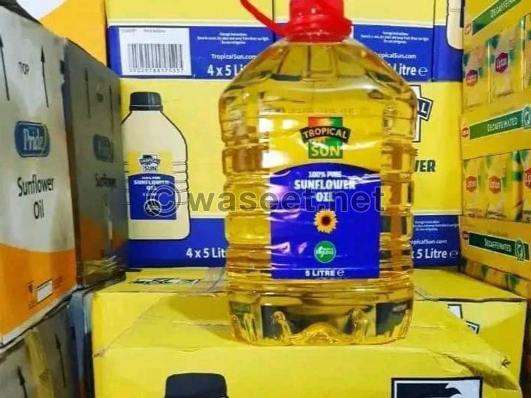 Sunflower Cooking oil for sale in bulk 0